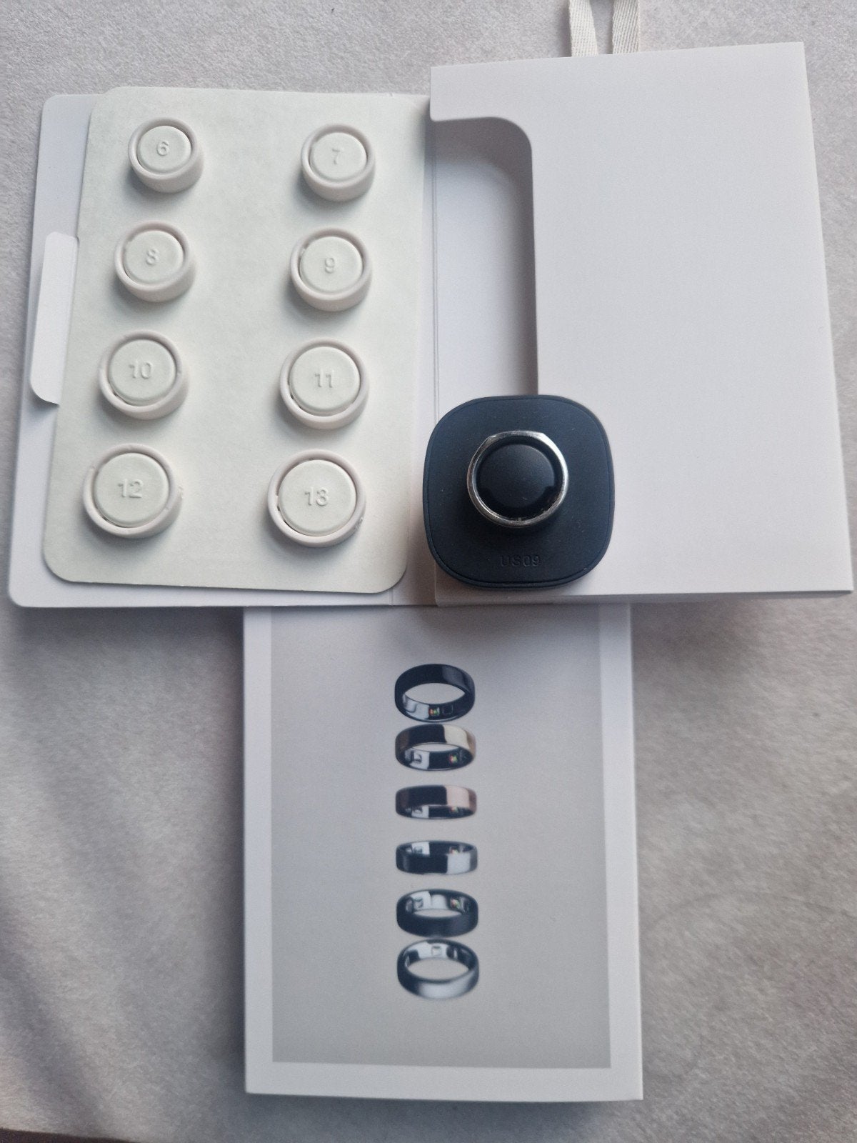 Oura Ring Gen 3 Zilver - Maat 09, Overige materialen, Ophalen of Verzenden, Zo goed als nieuw, 17 tot 18
