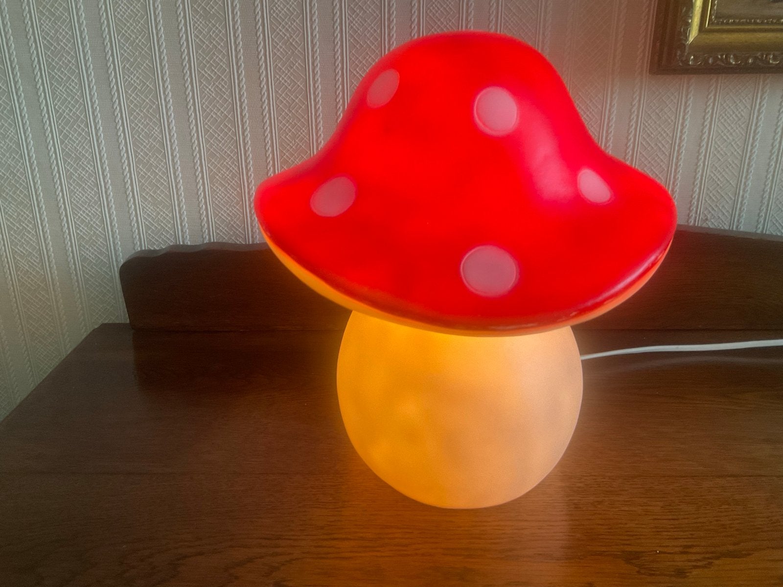 Heico paddenstoel lamp - Made in Germany, Ophalen of Verzenden, Gebruikt