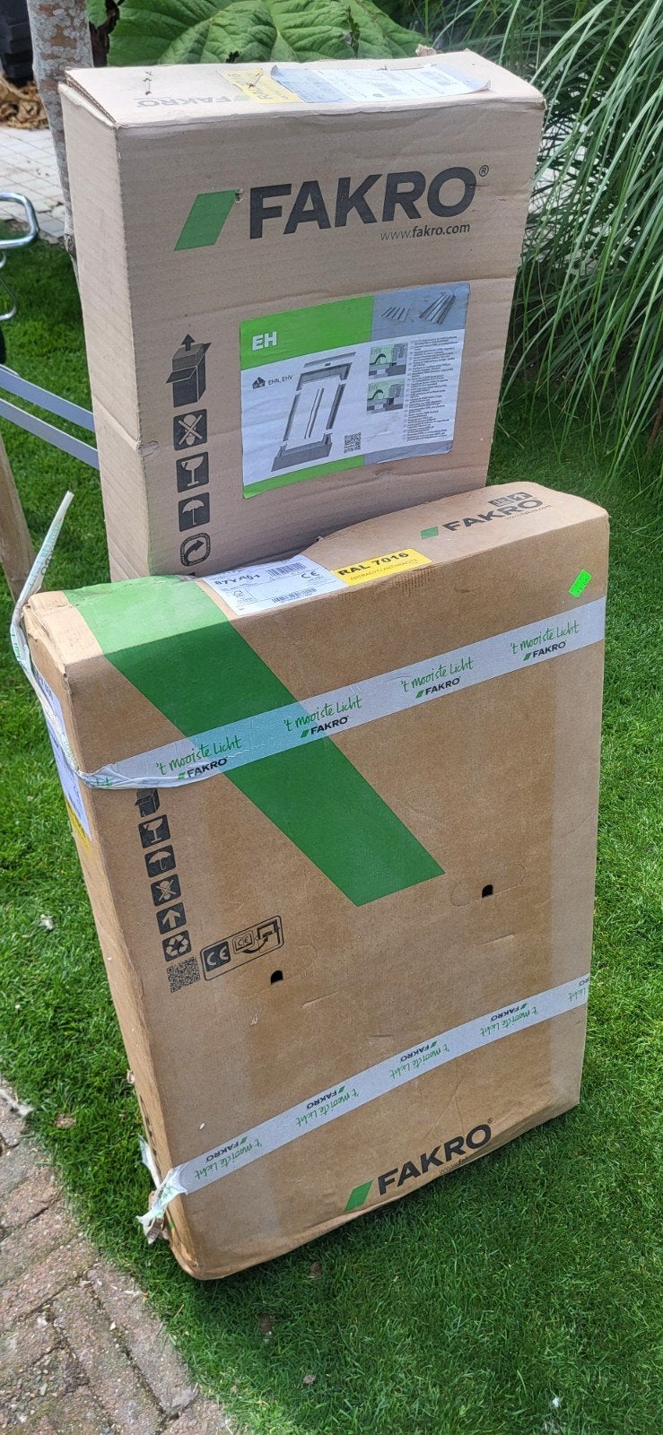 Fakro Dakraam FTW-V U30 55x78 Antraciet RAL 7016 Nieuw, Ophalen, Minder dan 80 cm, 80 tot 120 cm, Nieuw