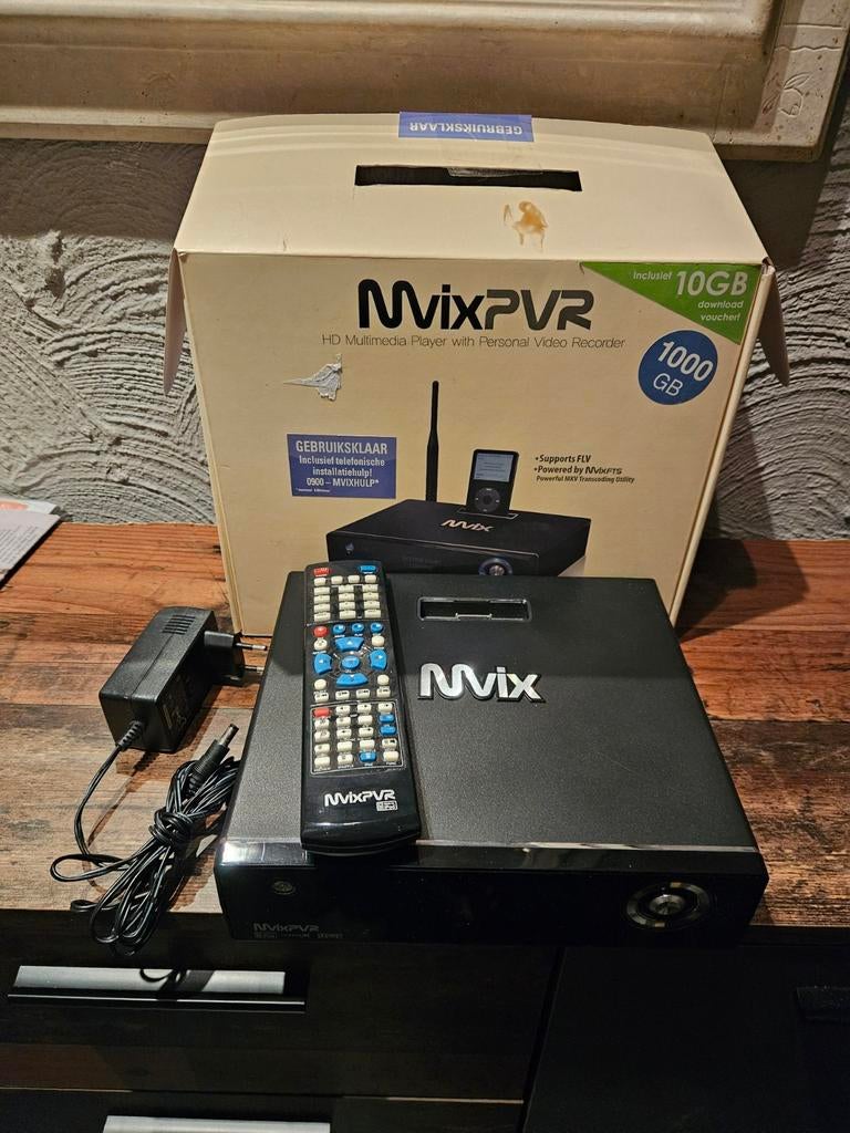 MvixPVR HD Multimedia Speler - 1000GB, Ophalen of Verzenden, Zo goed als nieuw