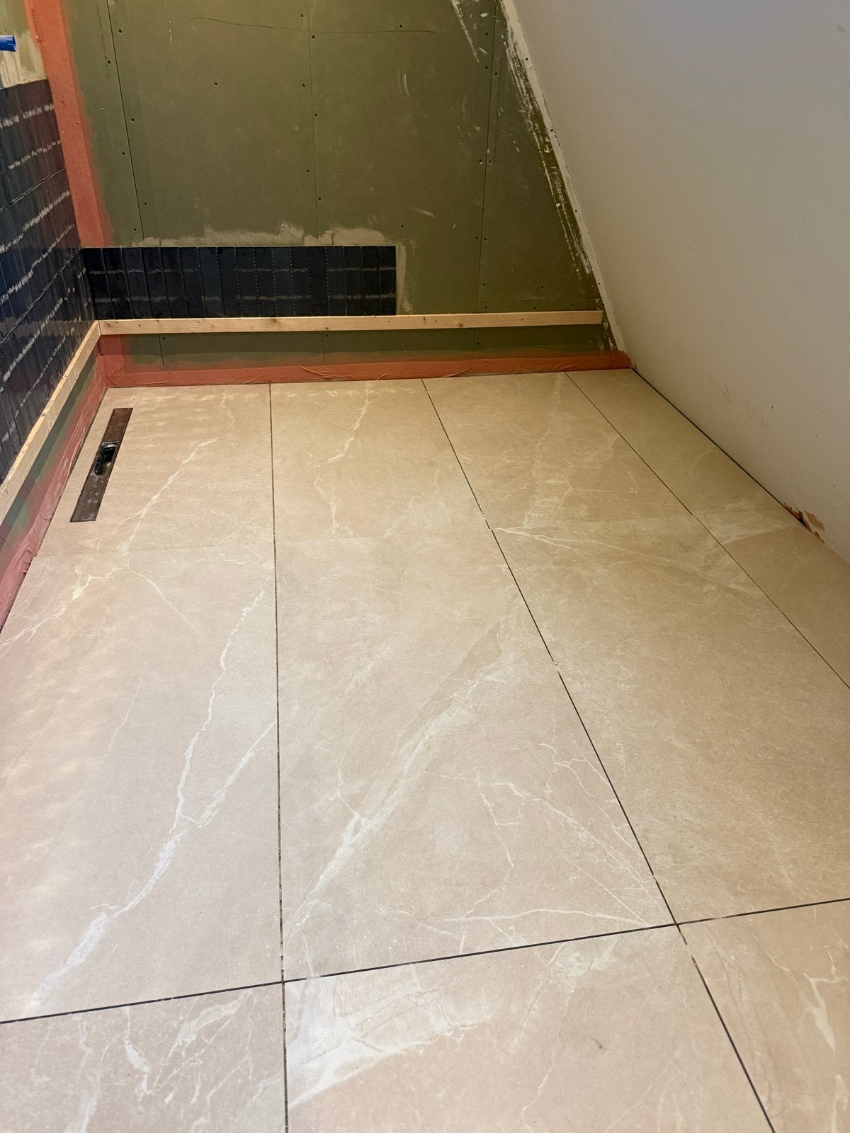Alaplana vloertegels 60x120 Travertin look (3,5 stuks), Ophalen, 60 cm of meer, Keramiek, Zo goed als nieuw