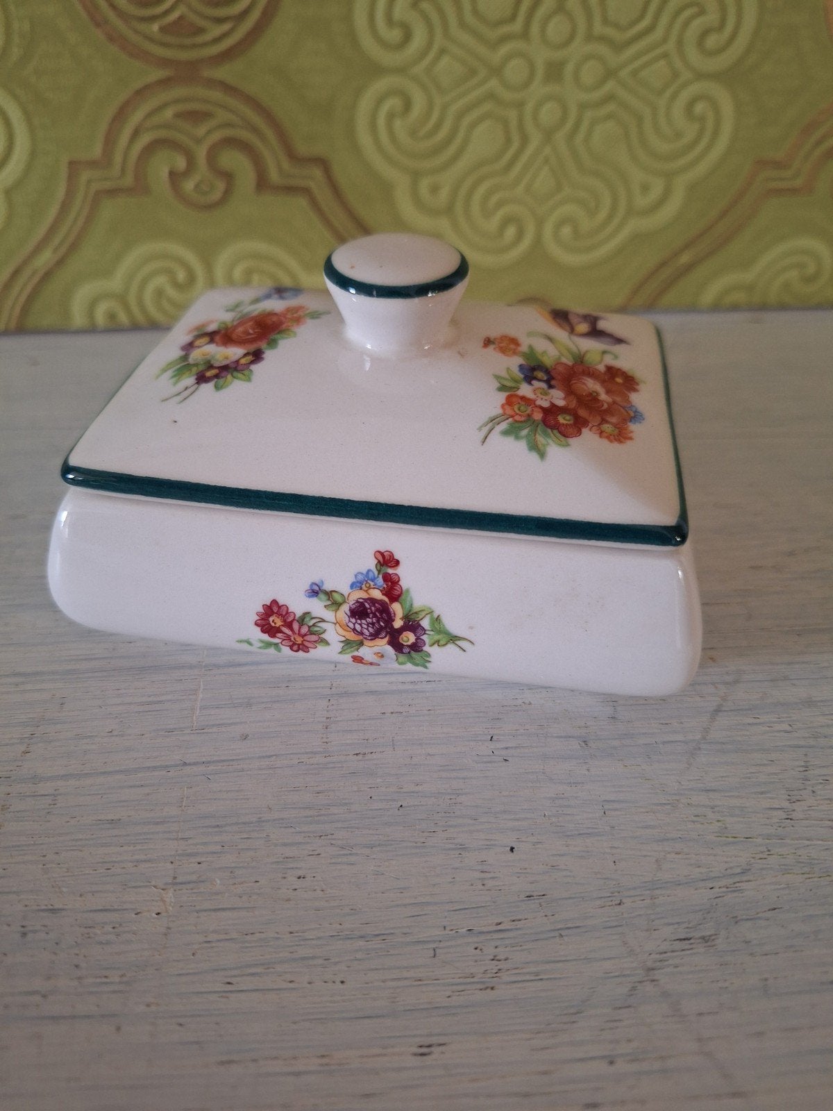 oud Frans sieraden doosje- porselein, Antiek en Kunst, Curiosa en Brocante, Ophalen of Verzenden