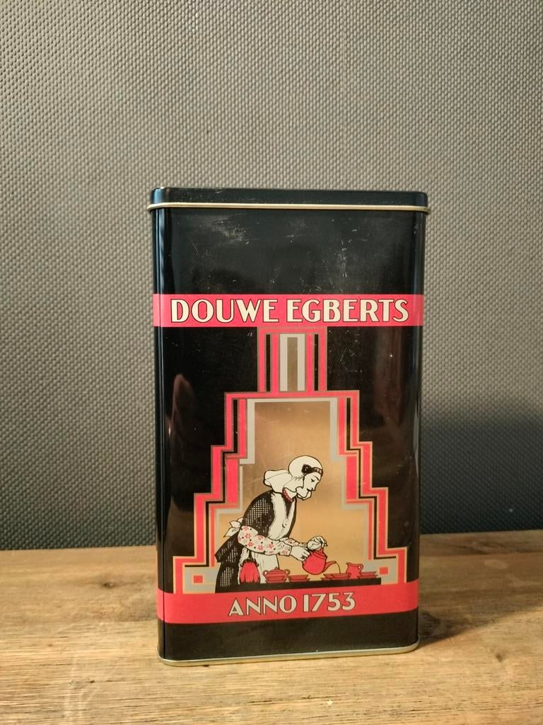 Douwe Egberts Koffie Voorraadbus - Anno 1753, Verzamelen, Blikken, Ophalen of Verzenden