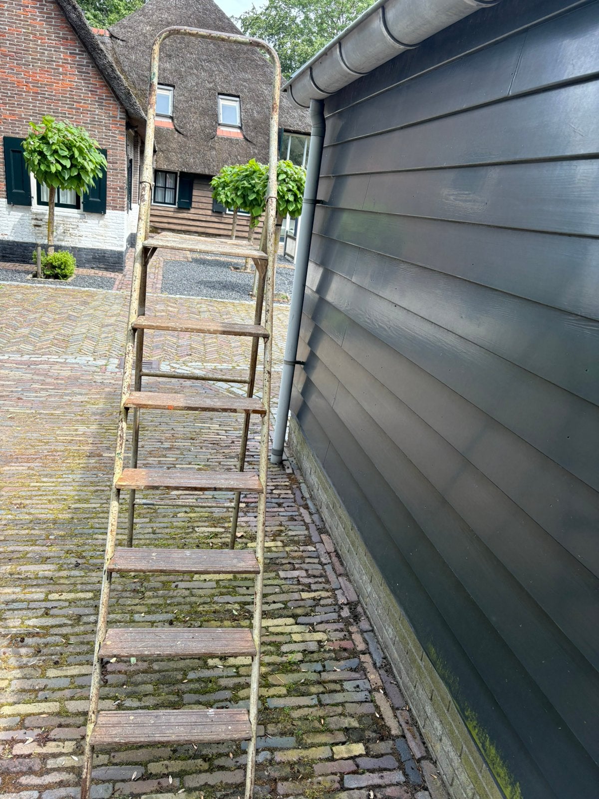 Trap 7 treden, Ophalen of Verzenden, Gebruikt, Trap, Minder dan 2 meter