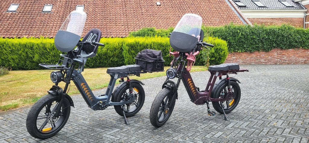 MAMA Funbike Boy & Girl inkl Zitje en mand. 1 Jaar GARANTIE!, Mandje, 47 tot 50 cm, Nieuw, Schijfrem