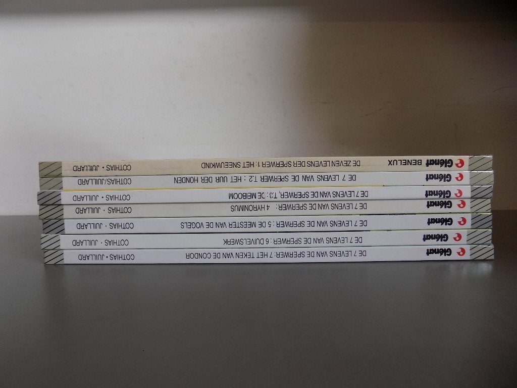De 7 levens van de Sperwer ~ Complete serie 1 t/m 7, Boeken, Eén stripboek, Ophalen of Verzenden, Gelezen