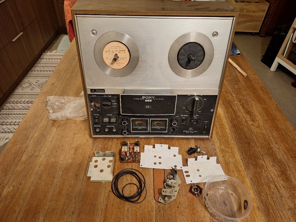 Sony TC-377 bandrecorder voor onderdelen, Audio, Tv en Foto, Bandrecorders, Ophalen, Defecte bandrecorder