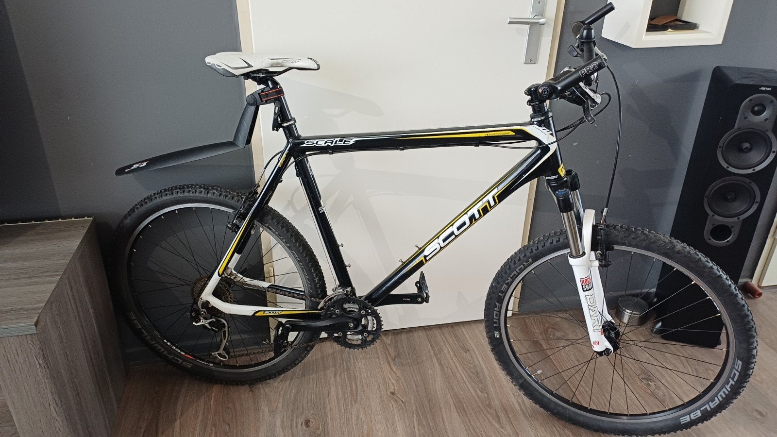 Scott Scale Mountainbike - Zwart/Geel, Rock Shox Vering 26", Ophalen, 24 inch of meer, Scott Scale Mountainbike, Aluminium