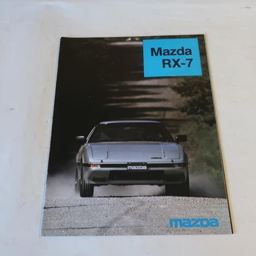 Mazda RX7 RX 7 1984 folder NL tekst brochure, Boeken, Ophalen of Verzenden, Zo goed als nieuw, Mazda