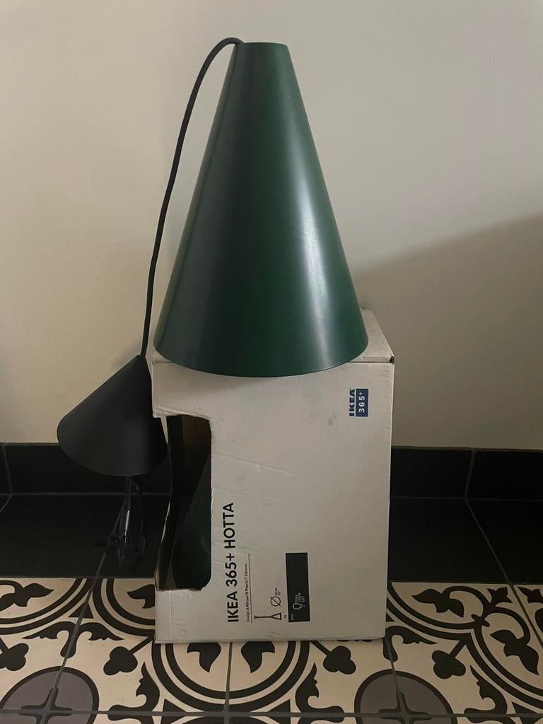 Set donkergroene hanglampen, Ophalen, Zo goed als nieuw, Minder dan 50 cm