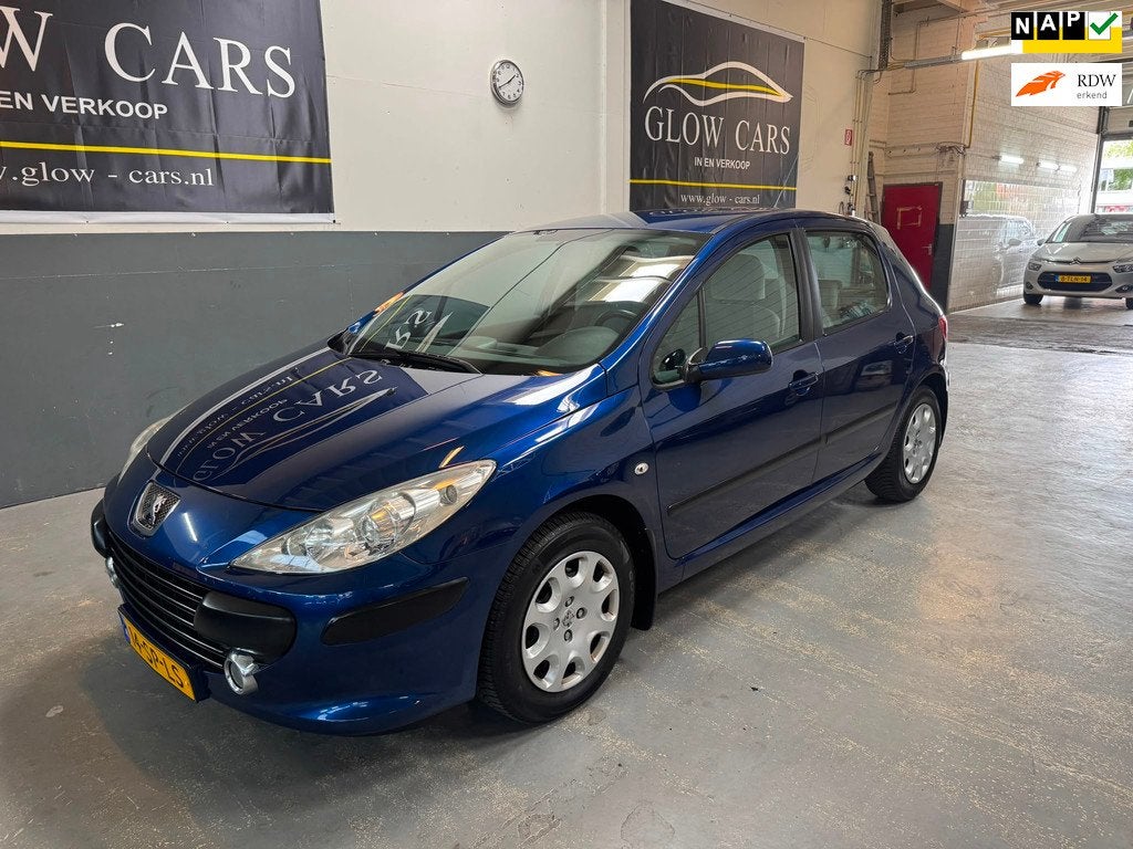 Peugeot 307 1.6-16V XT |AIRCO|CRUISE|RADIO|TREKHAAK|, Auto's, Peugeot, Gebruikt, 4 cilinders, Blauw, Origineel Nederlands