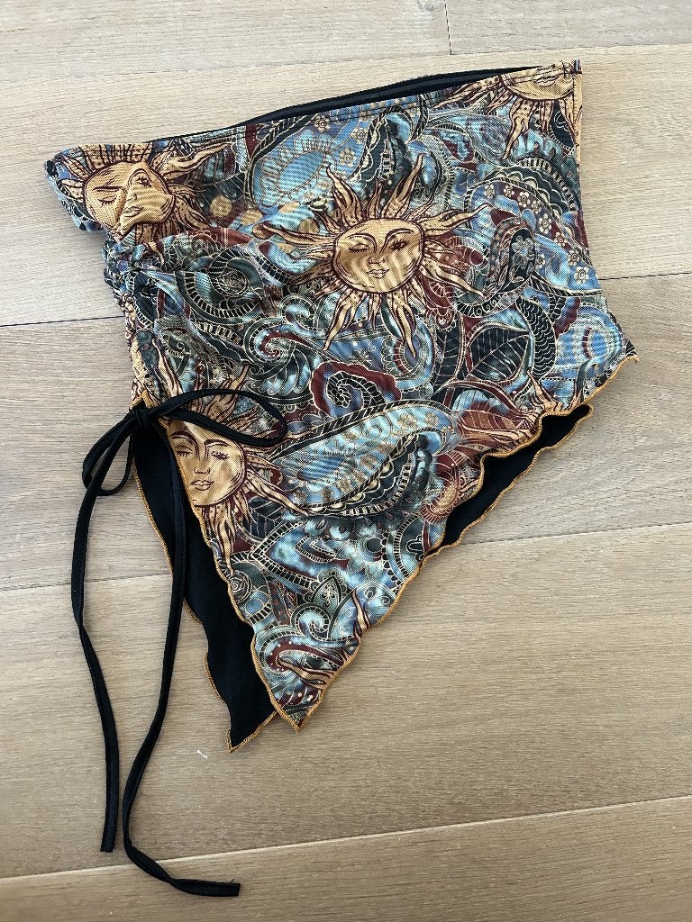 Sarong skirt - mt L, Zwart, Maat 42/44 (L), Ophalen of Verzenden, Zo goed als nieuw