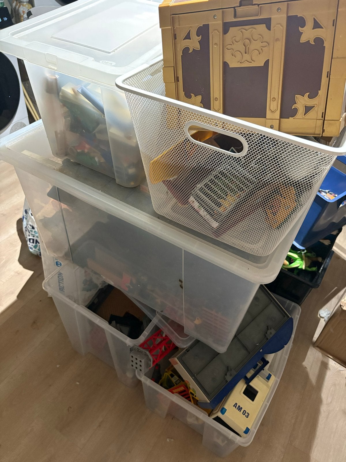 8 grote kisten playmobil, Kinderen en Baby's, Ophalen, Gebruikt, Losse onderdelen, Overige typen