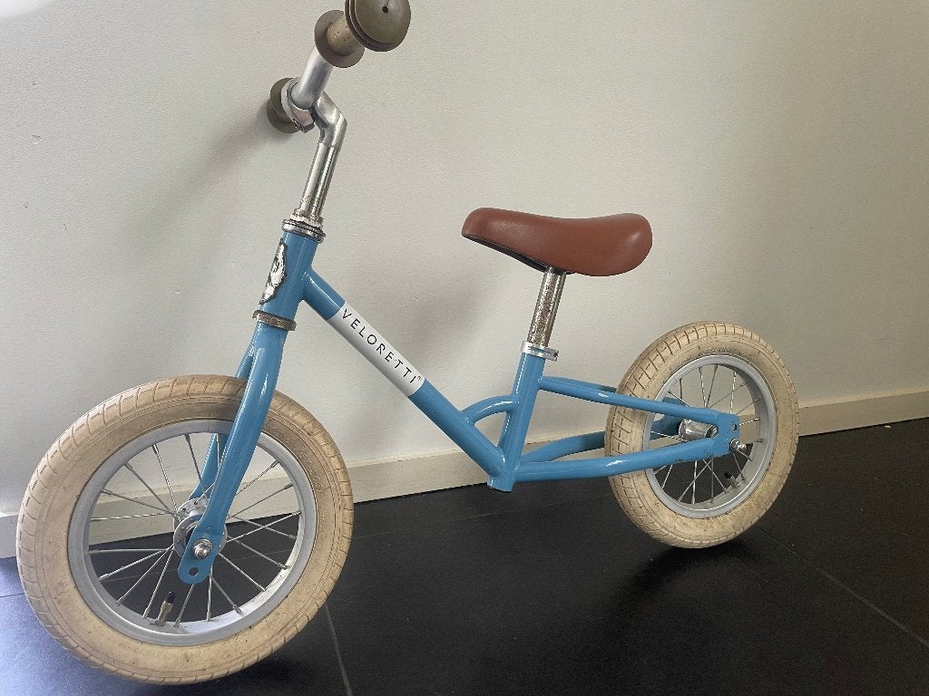 Veloretti tricycle: loopfiets en driewieler in 1! Lichtblauw, Kinderen en Baby's, Speelgoed | Buiten | Voertuigen en Loopfietsen