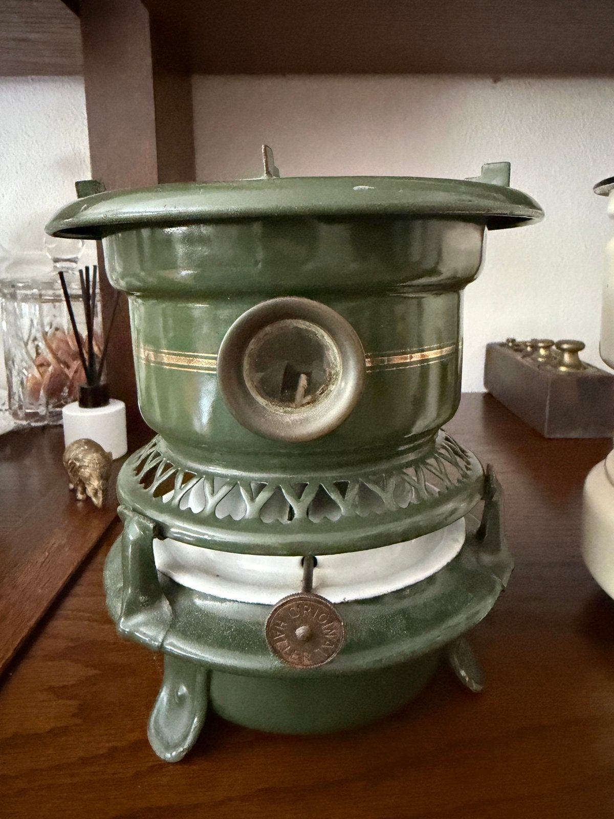 Oud petroleumstel, Antiek en Kunst, Ophalen