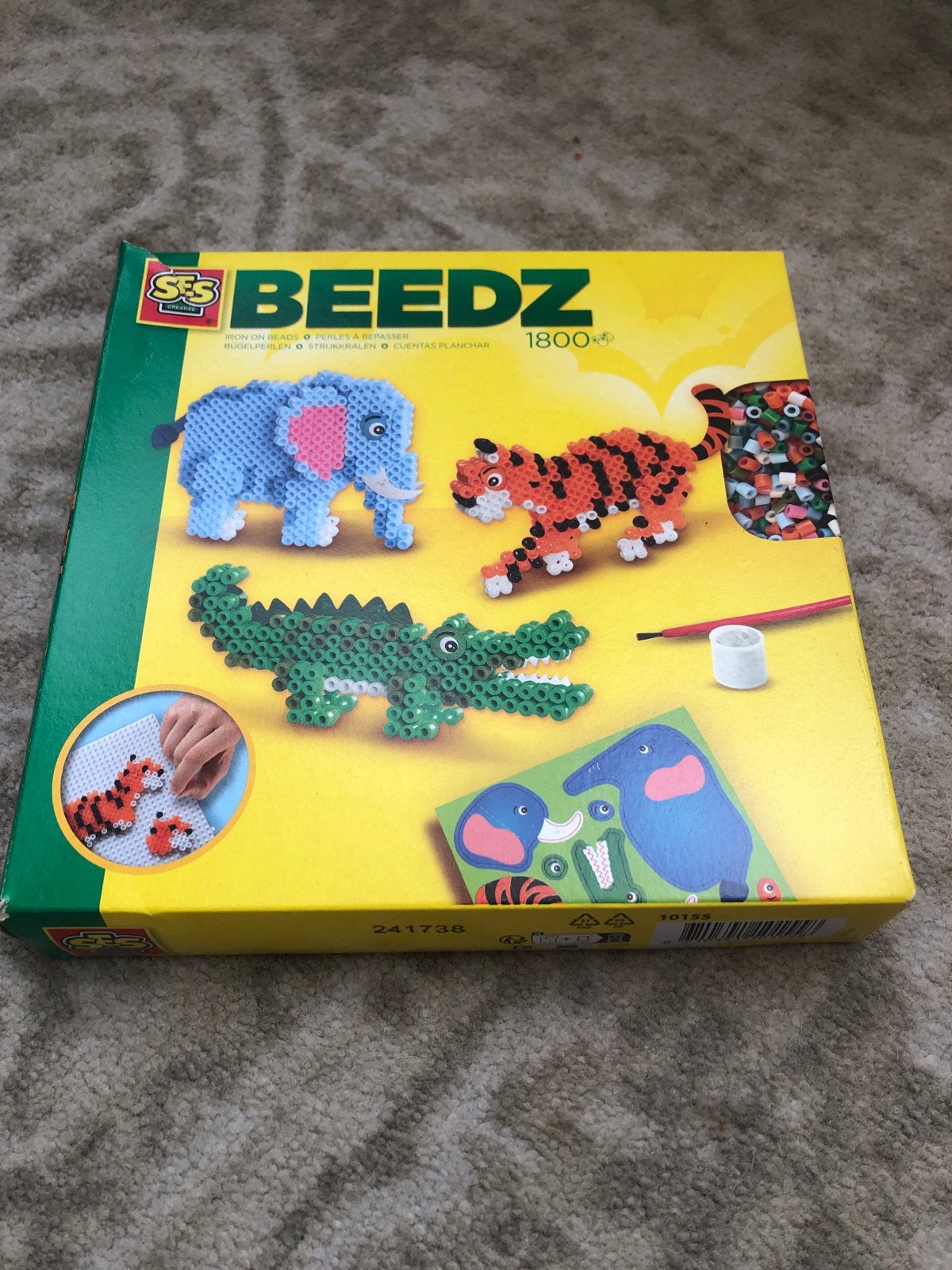 SES Beedz Strijkkralen Dieren Knutselset, Dieren, Meerkleurig, Ophalen of Verzenden, Zo goed als nieuw