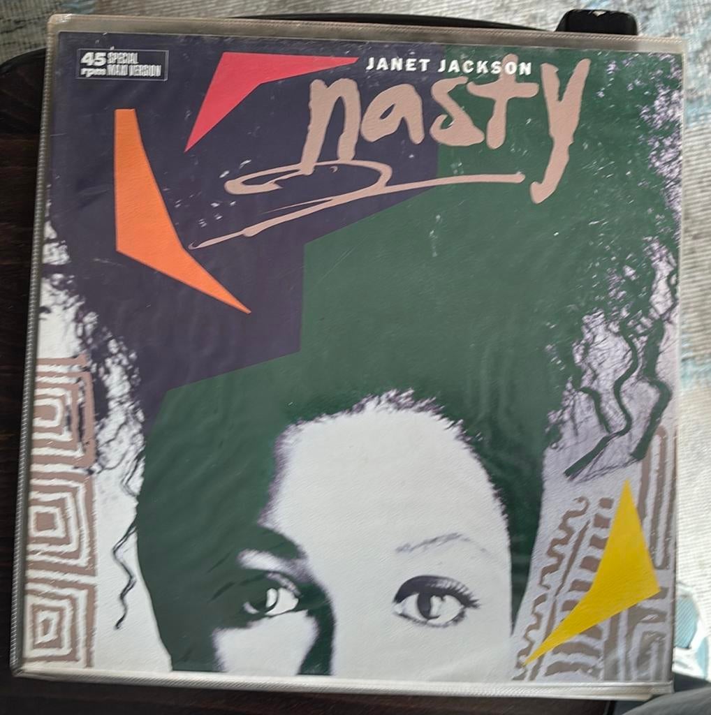 Janet Jackson - Nasty (Extended) 12" Maxi-Single Vinyl, Ophalen, Gebruikt, Overige genres, 1980 - 1989