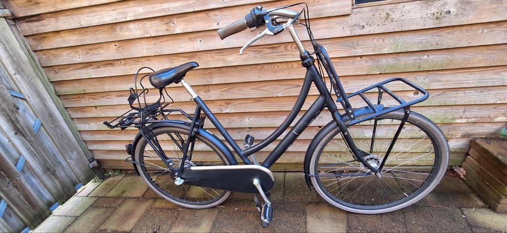 Cortina U4 Transportfiets Dames framemaat 61 cm - Blauw, Gebruikt, Versnellingen, 56 cm of meer, Ophalen