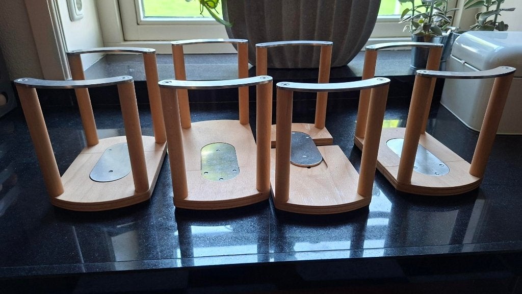 Bordenhouders, Ophalen, Zo goed als nieuw