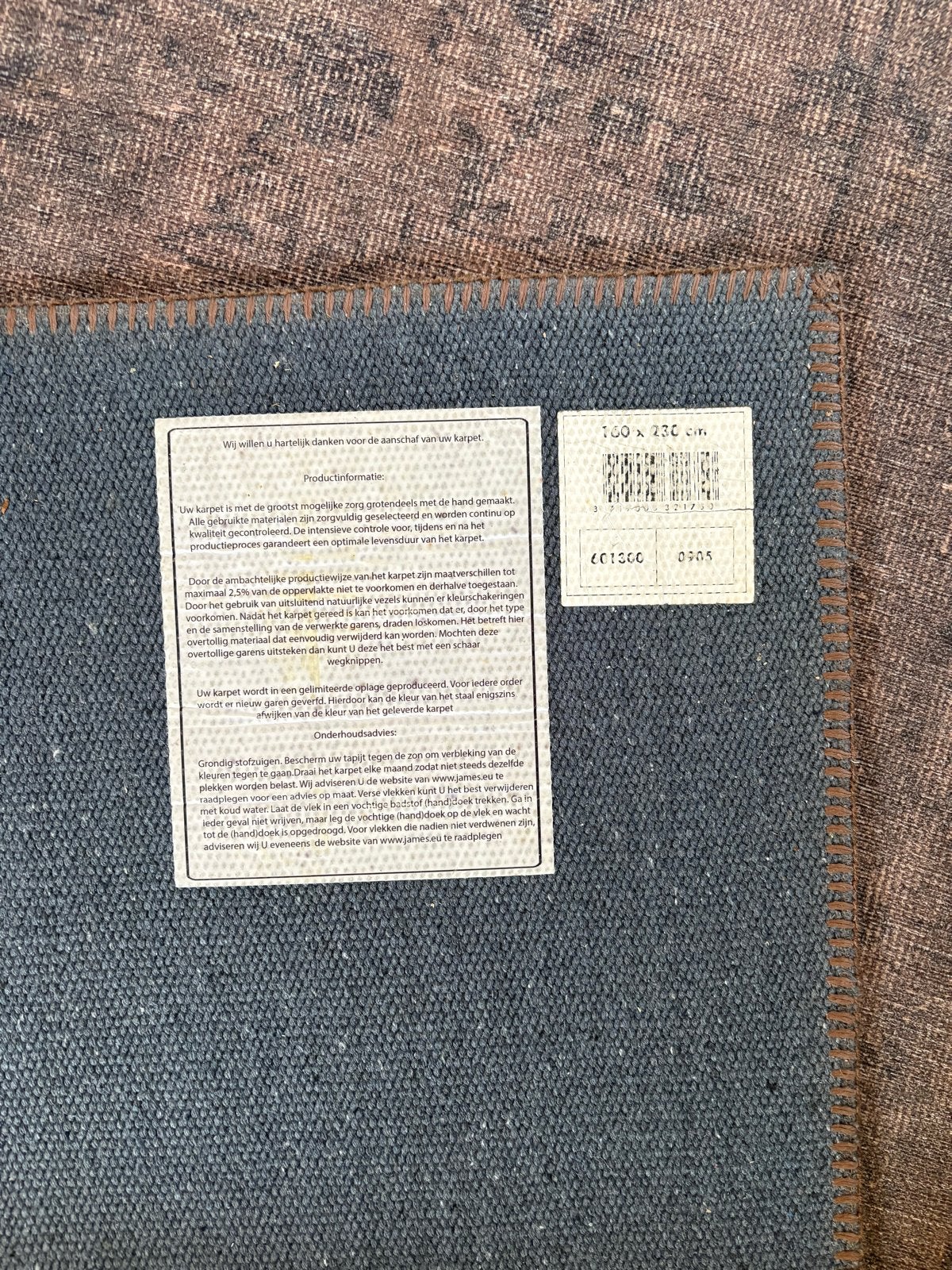 Vloerkleed (voor binnen) 160 x 230 cm, Gebruikt, 150 tot 200 cm, 200 cm of meer, Ophalen of Verzenden