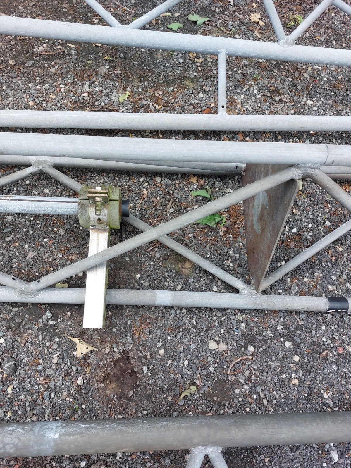 18 construktie mast +4 mtr topbuis, Ophalen, Info@arob.nl, Mast, Arob