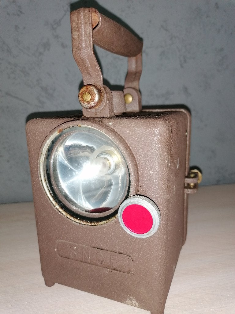 seinlamp Franse spoorwegen, Ophalen of Verzenden, Zo goed als nieuw, Trein, Overige typen