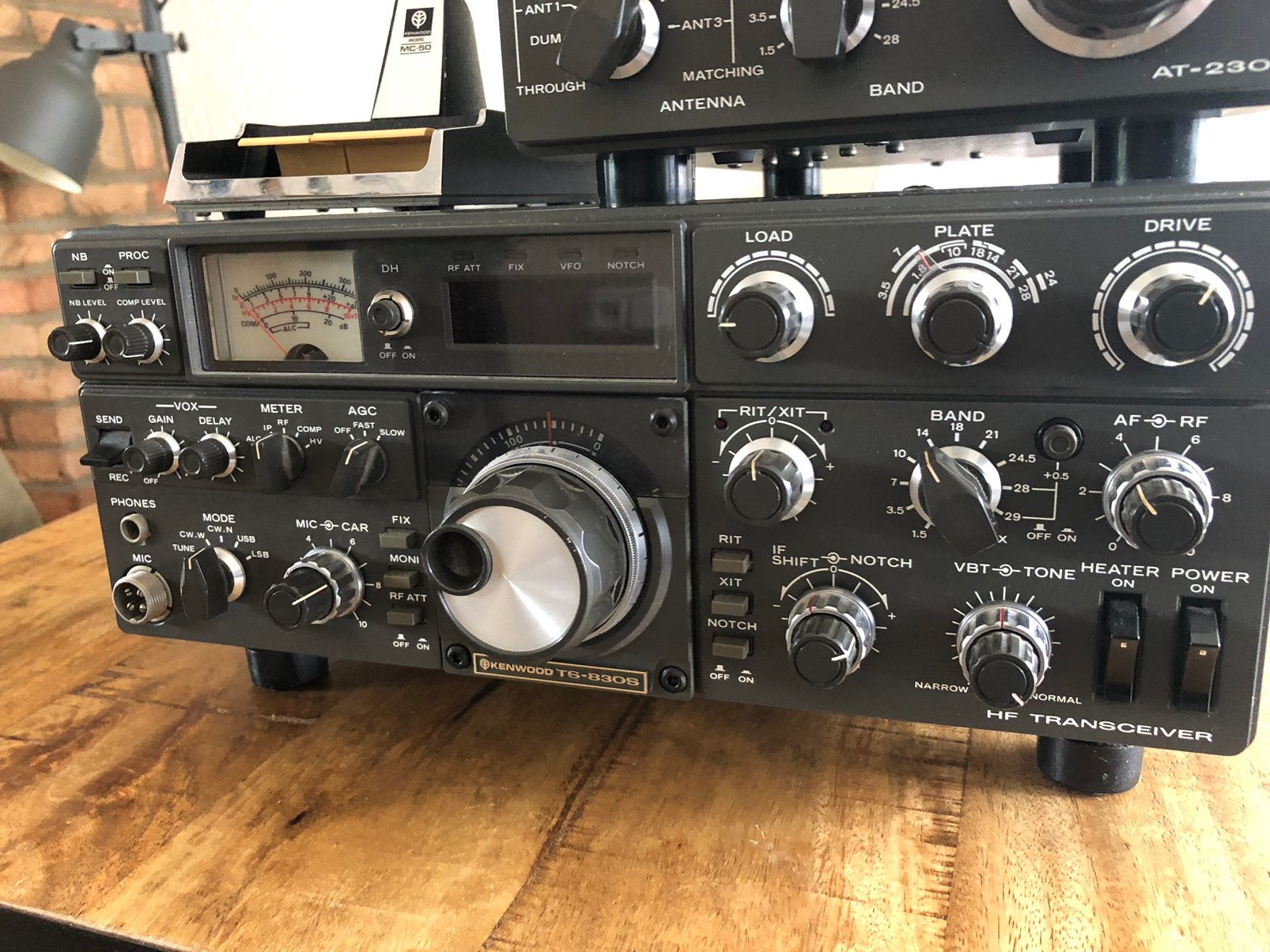 Kenwood TS-830s, Ophalen, Gebruikt, Zender en Ontvanger