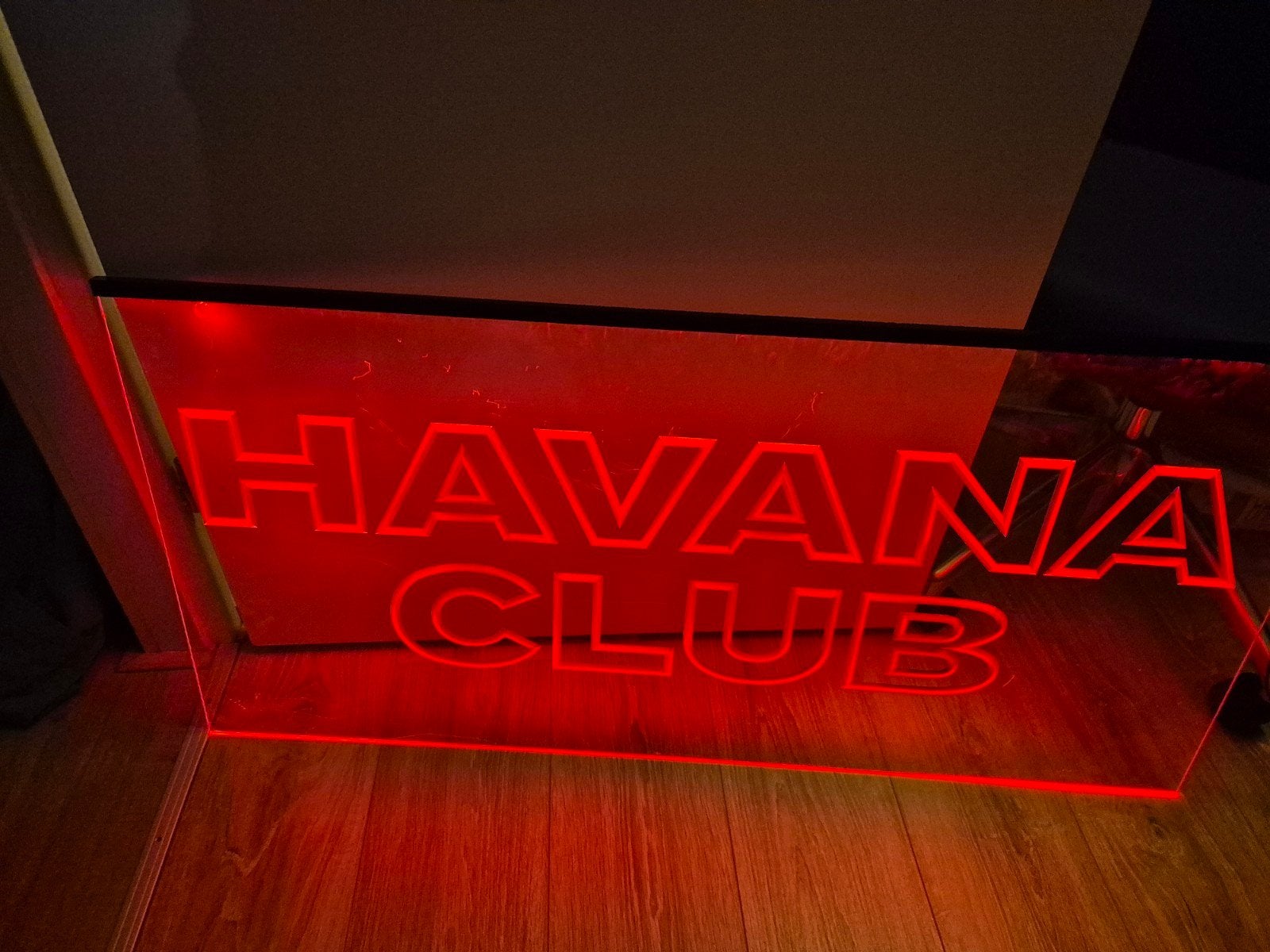 Havanna Club reclamebord lichtbak, Ophalen of Verzenden, Gebruikt, Lichtbak of (neon) lamp