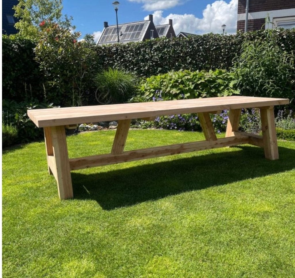 robuuste tuintafels van douglashout, Tuin en Terras, Ophalen of Verzenden, Nieuw, Rechthoekig, Hout