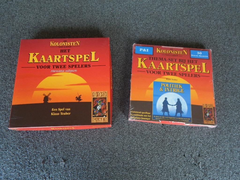 Kolonisten van Catan kaartspel met uitbreiding P&I , nieuw, Hobby en Vrije tijd, Gezelschapsspellen | Kaartspellen, Een of twee spelers