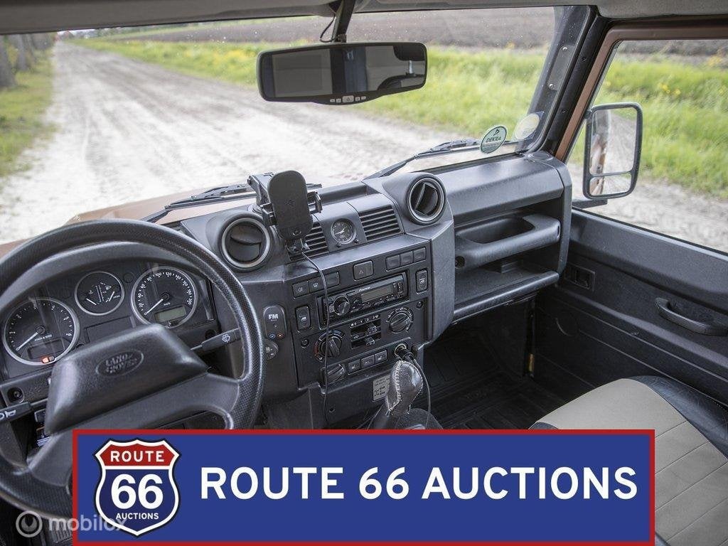 Land Rover Defender 130 pick-up | 2014 | Route 66 Auctions, Auto's, Gebruikt, Overige carrosserieën, Zwart, Handgeschakeld