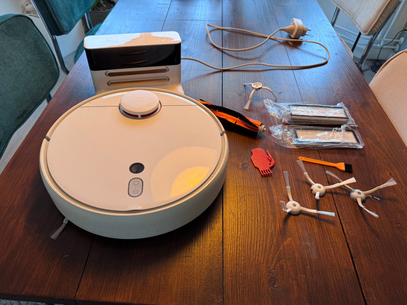 Xiaomi Mi Robotstofzuiger SDJQR03RR met reserve onderdelen, Overige merken, Gebruikt, Ophalen of Verzenden, Robotstofzuiger