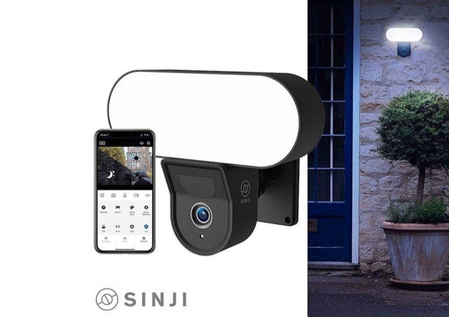 SINJI Smart Floodlight Camera, Ophalen of Verzenden, Nieuw, Buitencamera