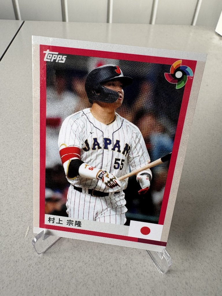 Munetaka Murakami, Japanse TOPPS card WBC 2023, team Samurai, Verzenden, Nieuw, Buitenlandse clubs, Spelerskaart