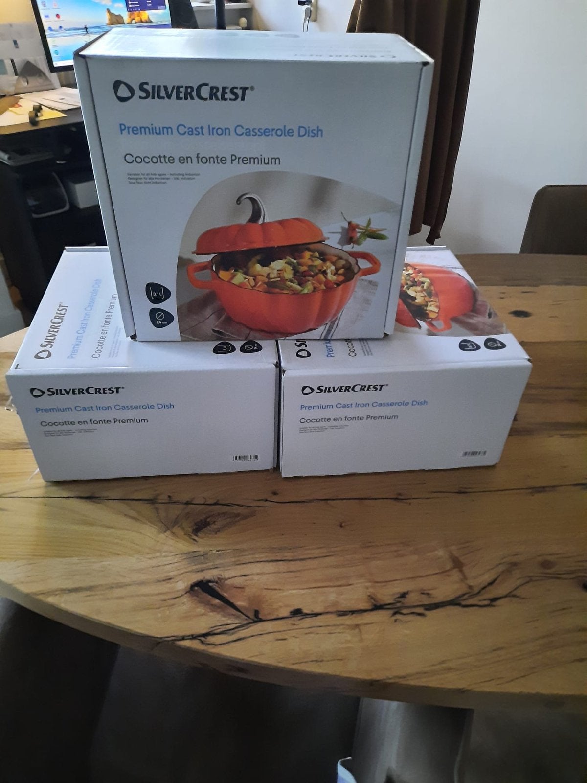 Nieuwe Gietijzeren pompoen braadpan, Met deksel, Nieuw, Ophalen of Verzenden, Overige merken