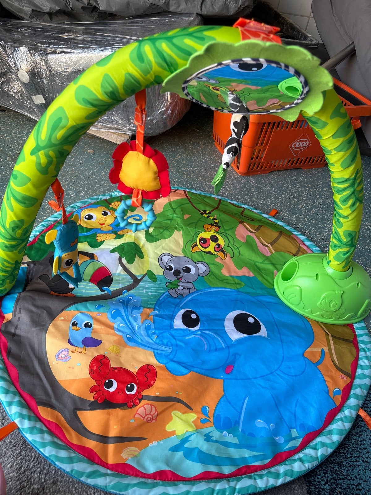 Speelkleed met geluid en beweging, Ophalen, Gebruikt, Speelkleed, Met geluid
