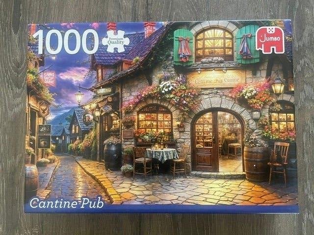 jumbo puzzel cantine pub, Ophalen, 500 t/m 1500 stukjes, Zo goed als nieuw, Legpuzzel