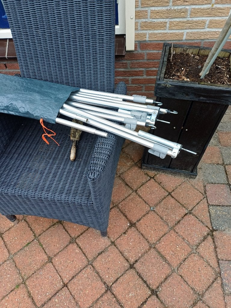 Aluminum stokken, Ophalen, Gebruikt