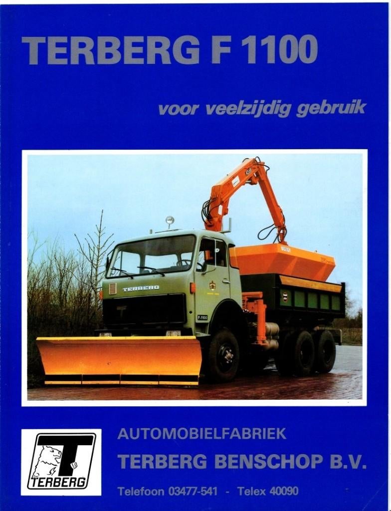Terberg brochures 100+ originele folders, Boeken, Verzenden, Zo goed als nieuw, Overige merken