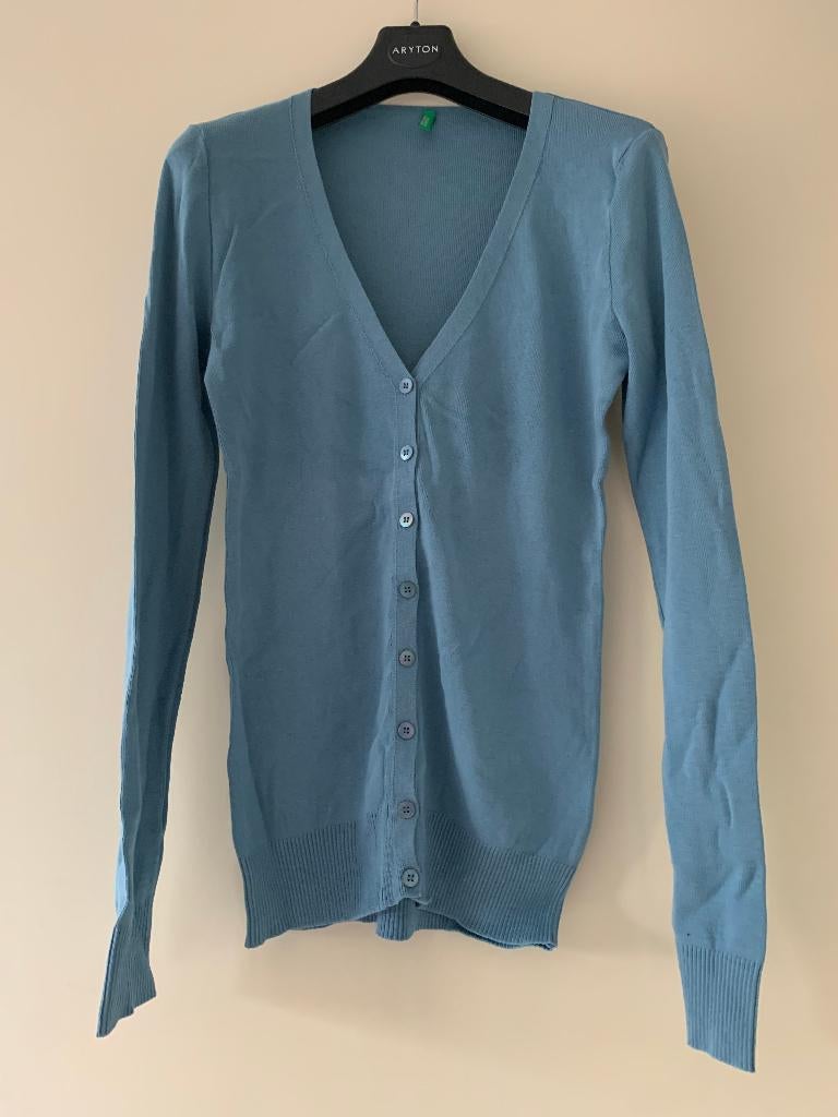 Benetton trui, Blauw, Benetton, Ophalen of Verzenden, Zo goed als nieuw
