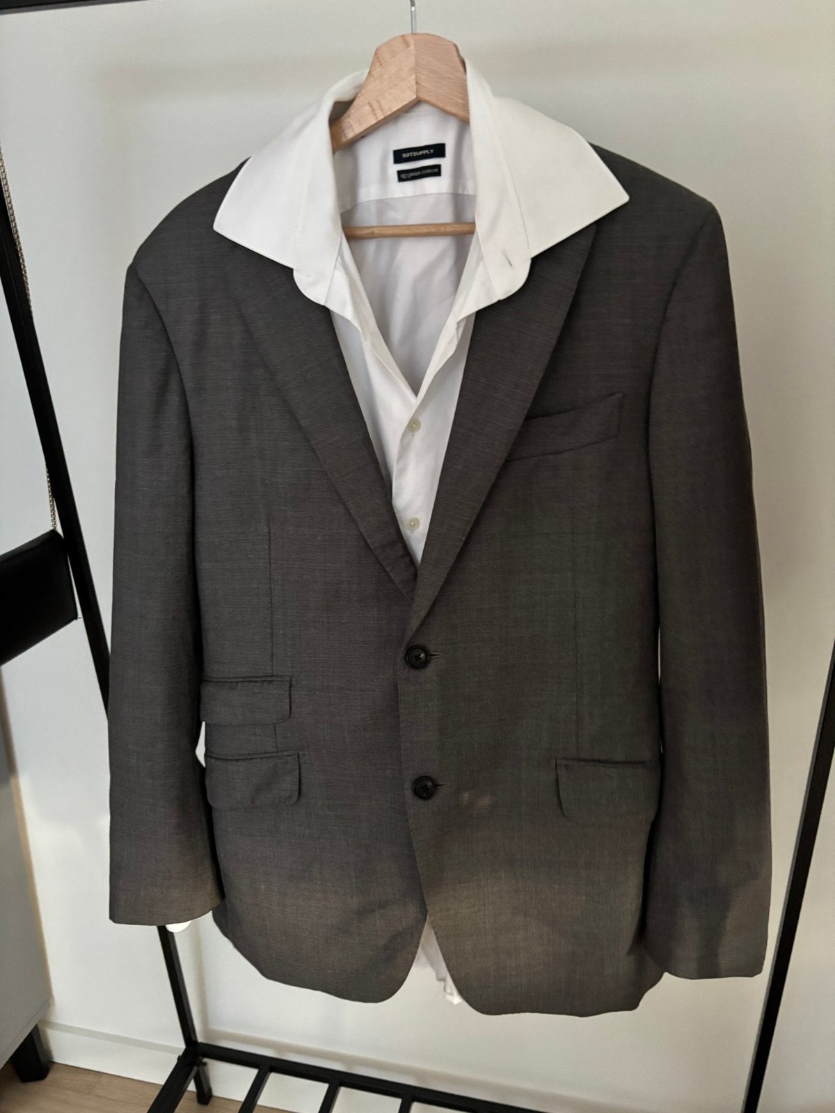 Suit Supply herenpak maat M, Ophalen of Verzenden, Gedragen, Maat 48/50 (M), Grijs