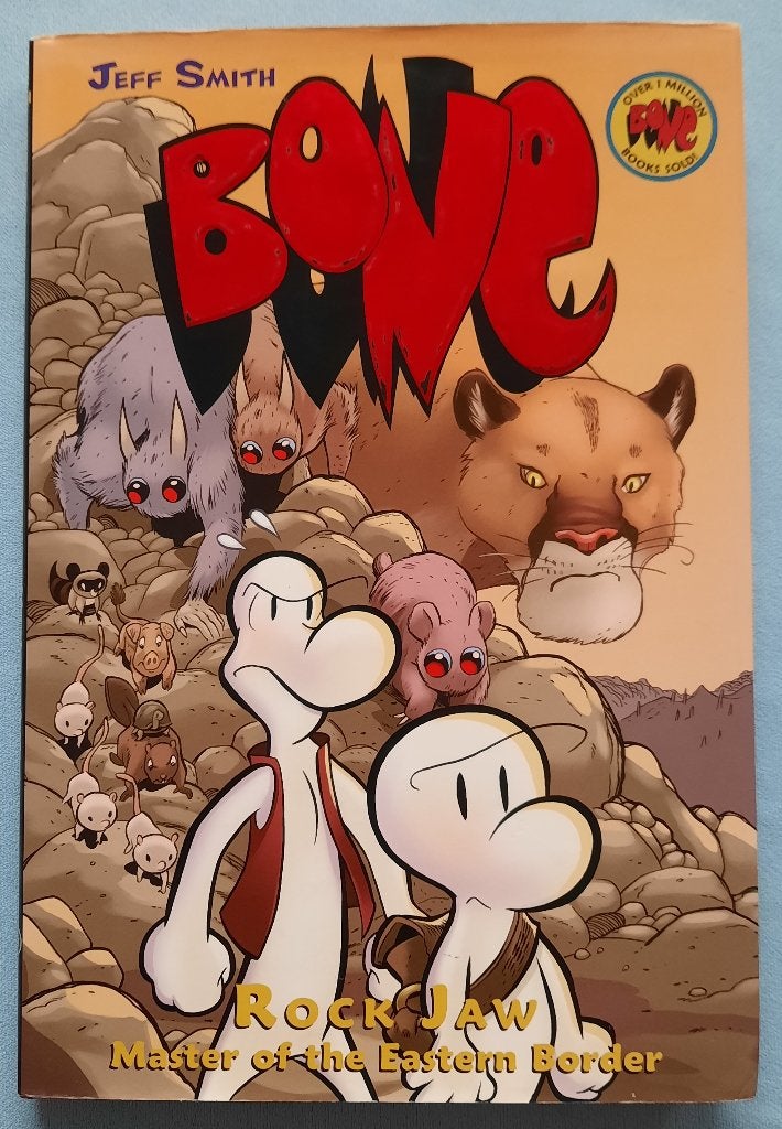 Bone Rock Jaw master of the eastern border Jeff Smith HC, Eén comic, Ophalen of Verzenden, Gelezen, Amerika
