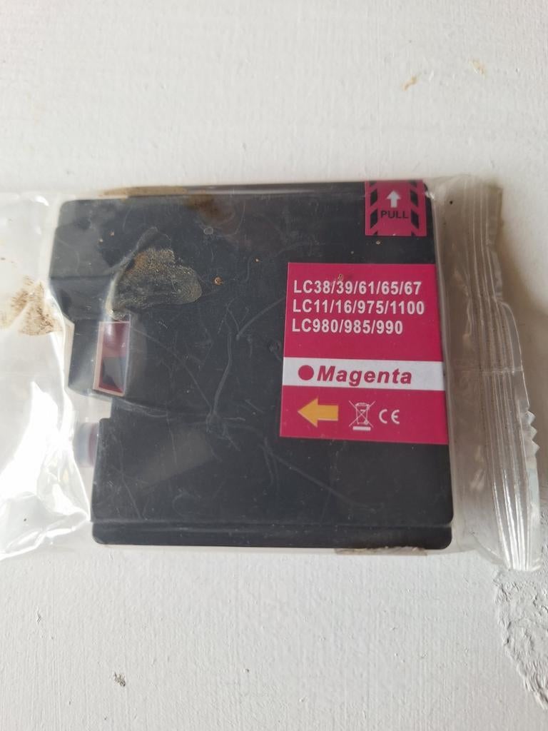 Magenta inktcartridge ondermeer  LC38/39/61/65/6, Ophalen of Verzenden