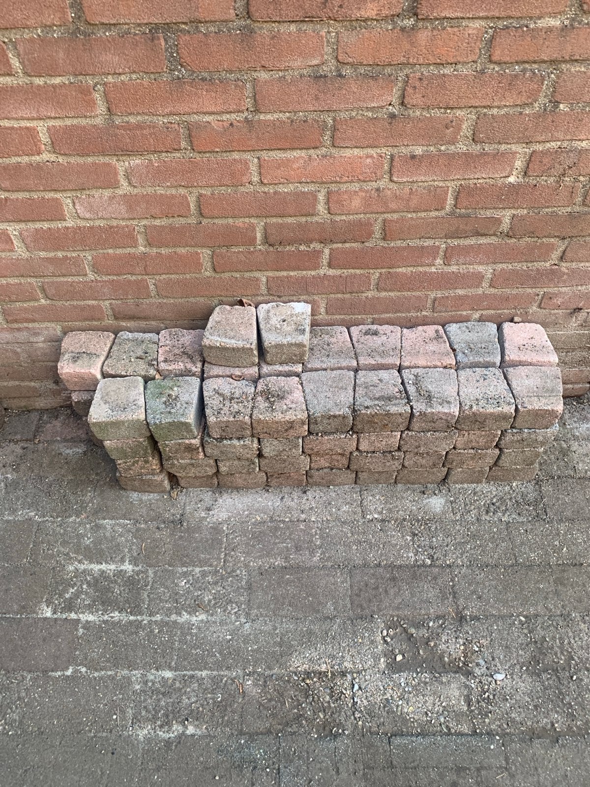 Gebruikte klinkers voor tuin of oprit, Overige materialen, Gebruikt, Overige typen, Ophalen of Verzenden