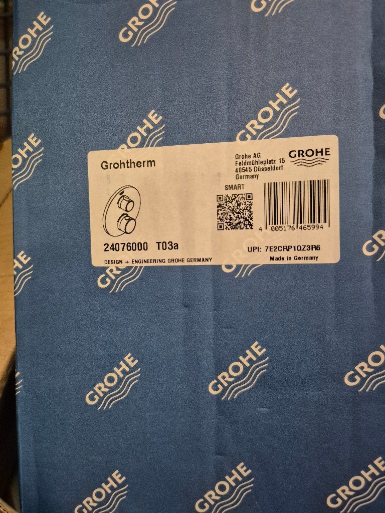 Nieuw: GROHE Grohtherm -  Thermostaatmengkraan (24076000), Ophalen of Verzenden, Nieuw, Chroom, Douche