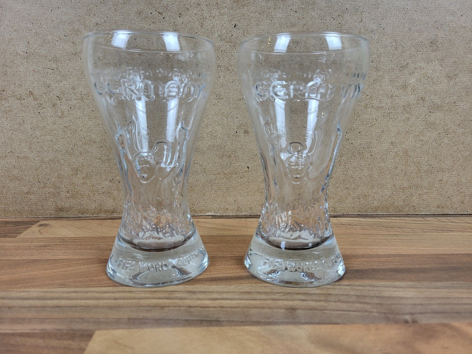 2 Coca-Cola FIFA World Cup glazen, Ophalen of Verzenden, Overige merken, Glas, Overige typen