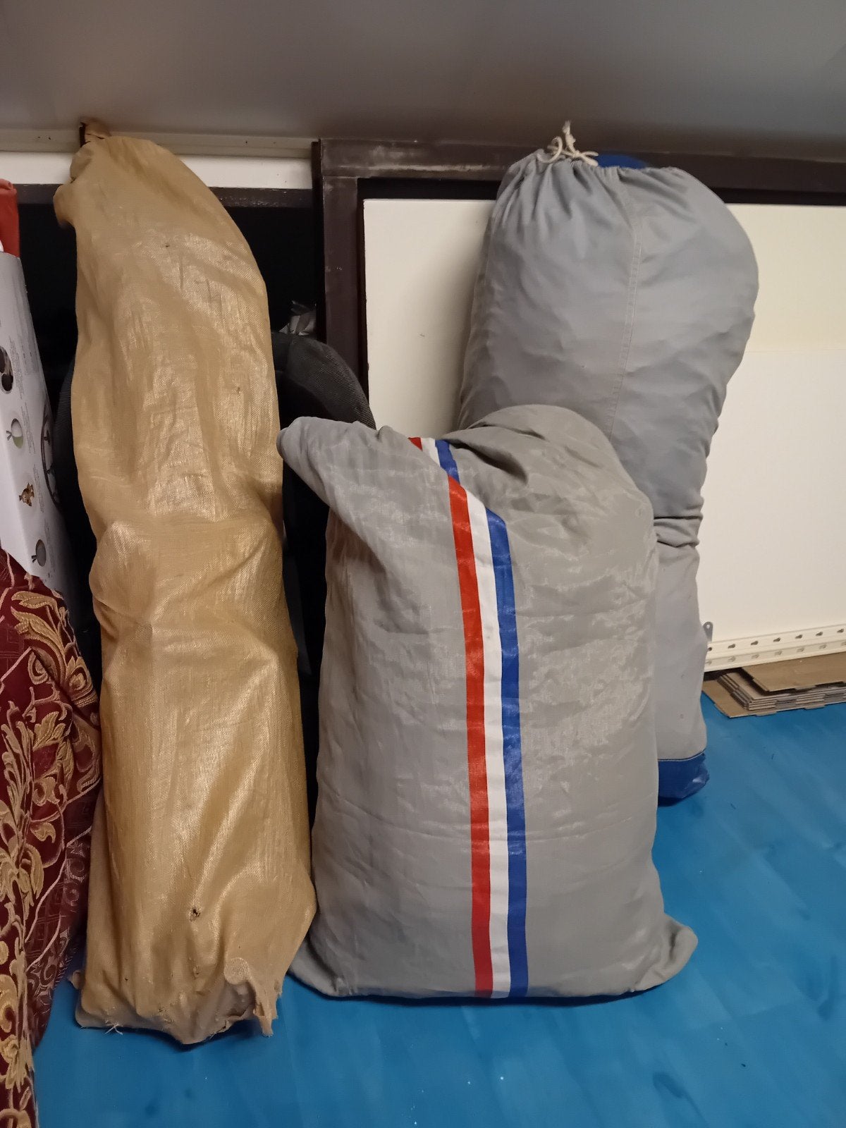Stokken van halve voortent caravan., Ophalen, Gebruikt, Tot en met 4