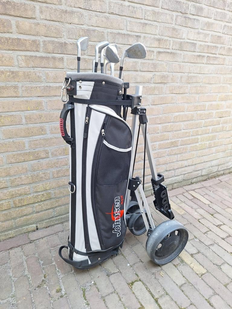 Complete golfset met tas en trolley - Ideaal voor beginners, Ophalen, Gebruikt, Set, Overige merken