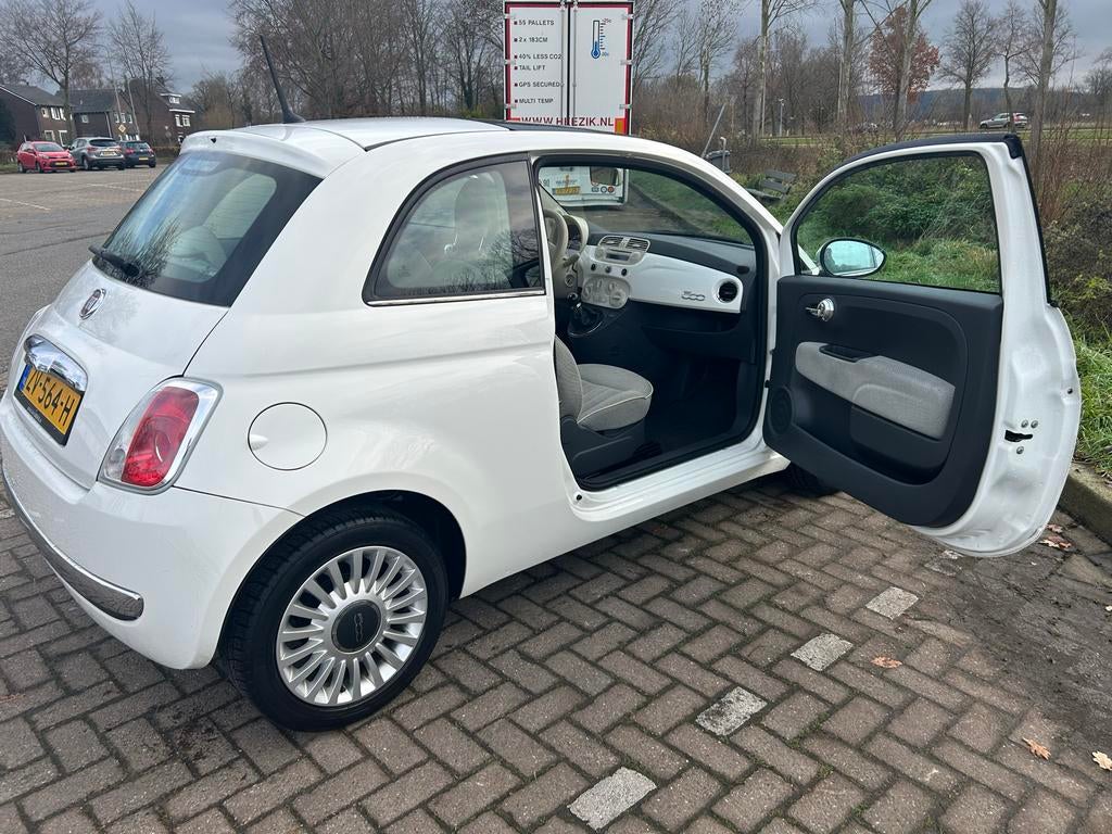 Fiat 500 1.2 C 2013 Wit, Auto's, Fiat, Voorwielaandrijving, Stof, 4 cilinders, 840 kg