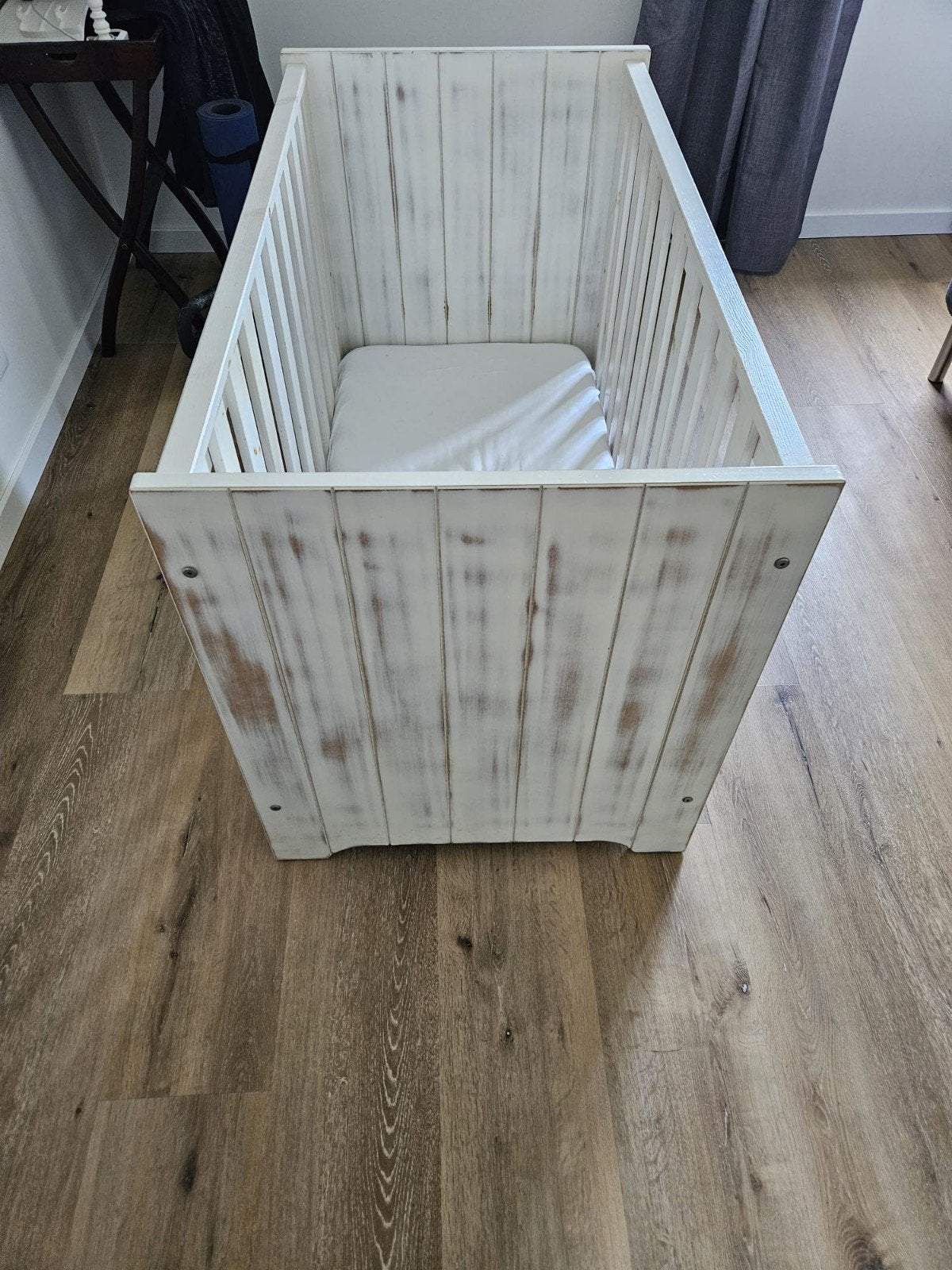 Complete babykamer: Ledikant, commode en kledingkast, Ophalen, Gebruikt, Minder dan 140 cm, Minder dan 70 cm